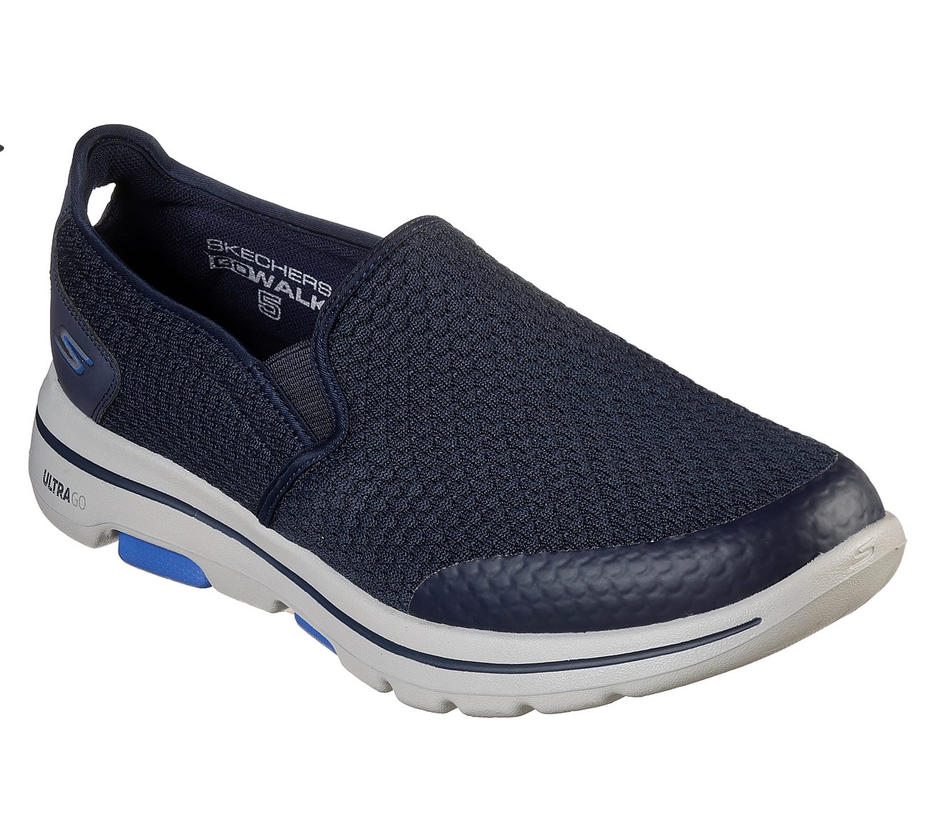 Skechers Mens GOwalk 5 Apprize Navy Blue Slip On Trainers 55510