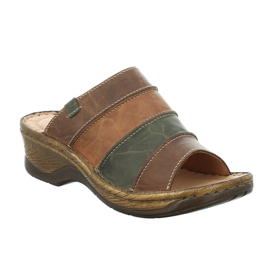 Josef Seibel Ladies Catalonia 64 Brown Mule Shoes 56530 95 322