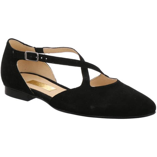 Gabor Ladies Black Cross Strap Pumps 61.352.17