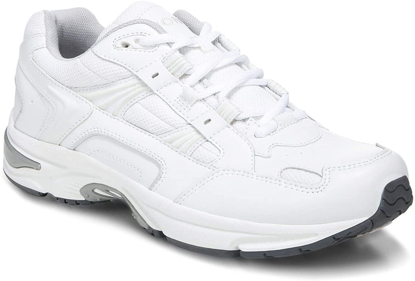 Vionic Ladies 23 Walker White Leather Trainer