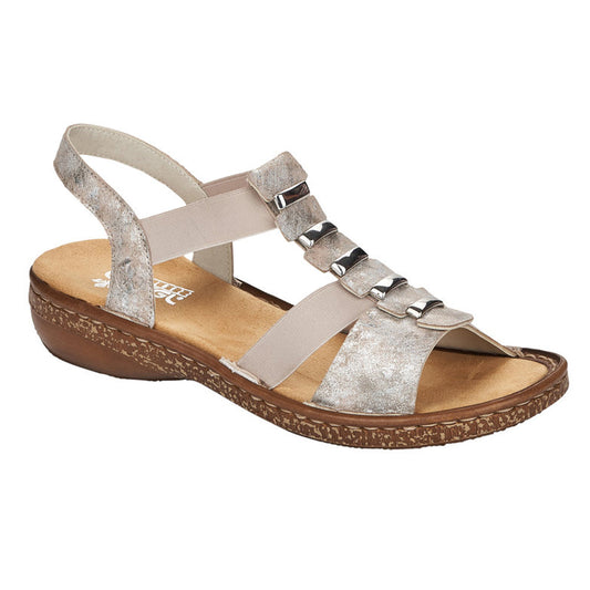 Rieker Ladies 62850-90 Rose Metallic