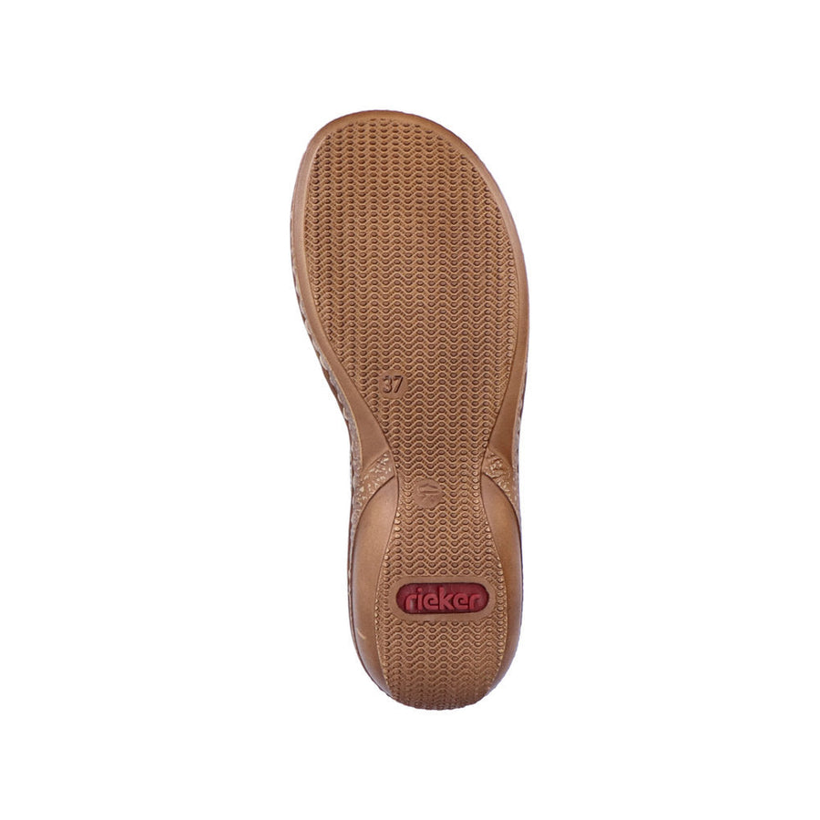 Rieker 62855-52  Green Ladies Sandal