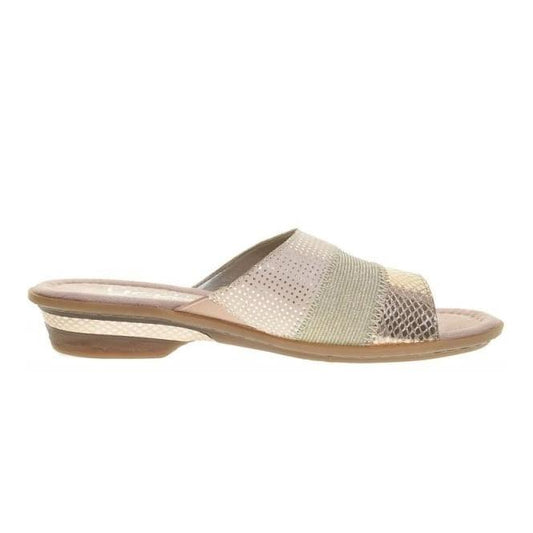 Rieker Ladies 63425-90 Beige Combi Beige Combie