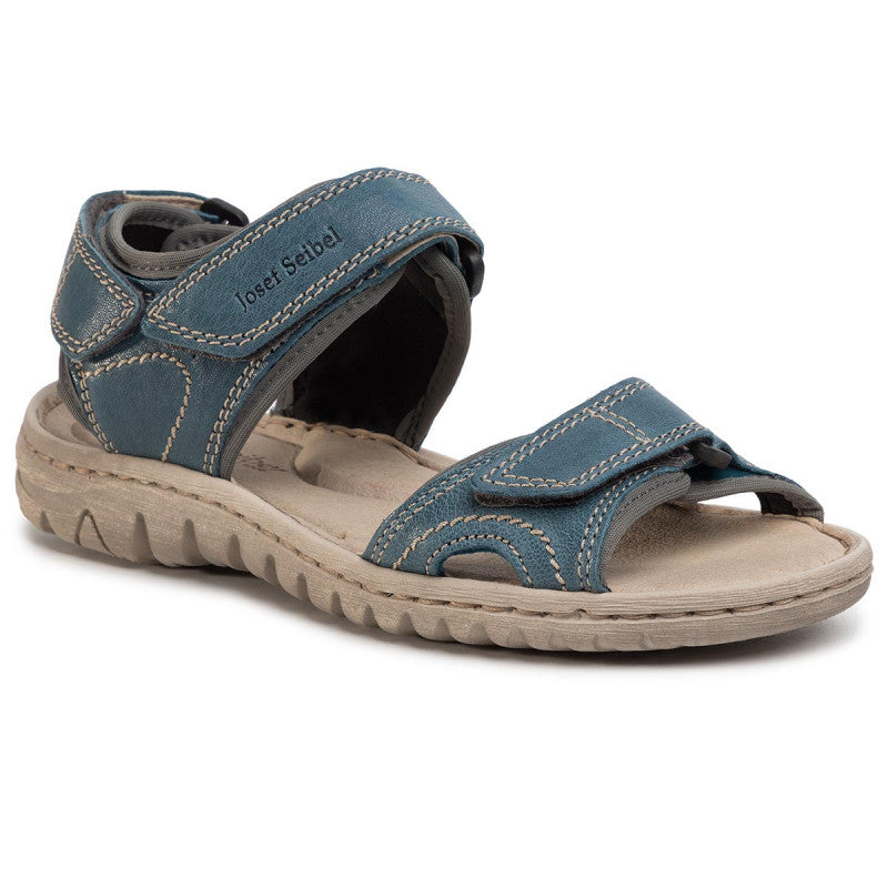 Josef Seibel Ladies Lucia 15 Blue Walking Sandals 63815 193 516