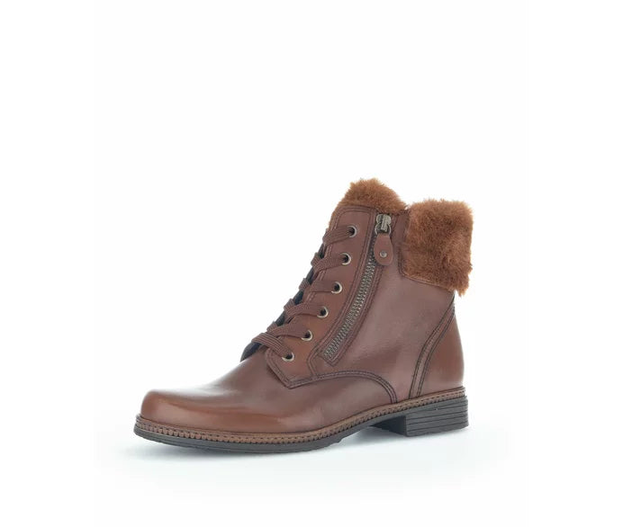 Gabor 94.675.24 Ladies Tan Lace up Boot