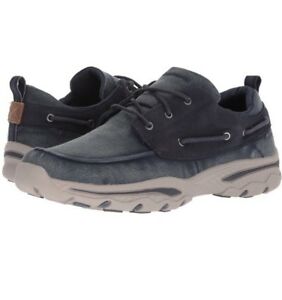 Skechers Men Navy Taupe Shoes 65347