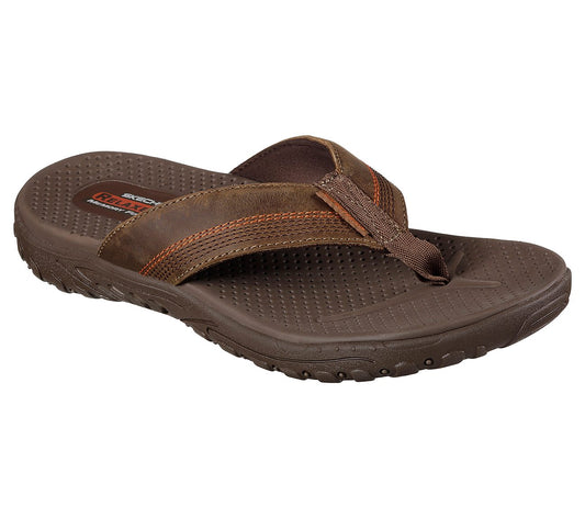 Skechers Men Reggae-Cobano Brown Sandals 65460