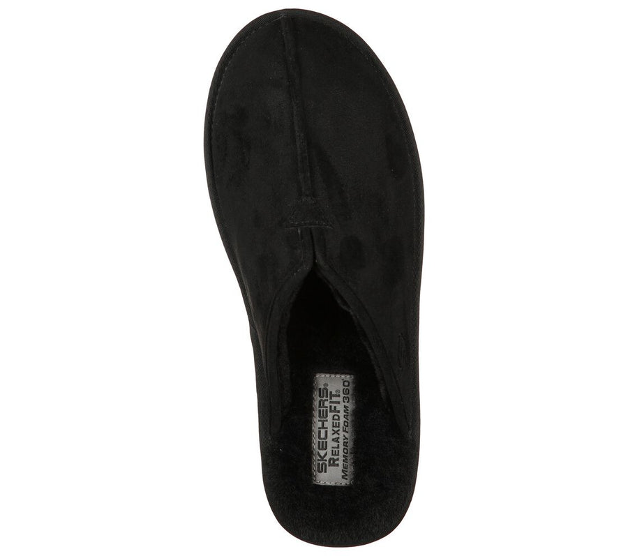 Skecher 66094 Relaxed Fit Slipper Black