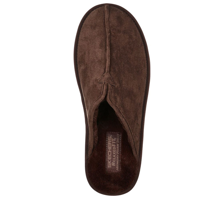 Skecher 66094 Relaxed Fit Slipper Chocolate