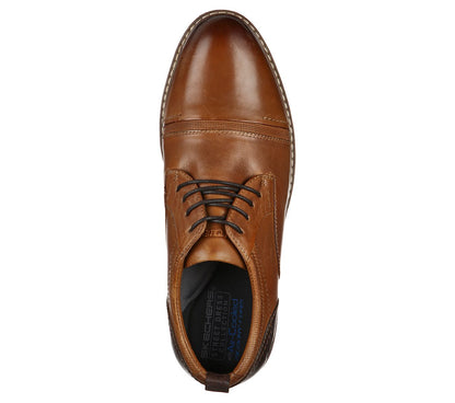 Skechers Mens Bregman Selone Brown Shoes 66402