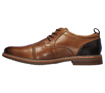 Skechers Mens Bregman Selone Brown Shoes 66402
