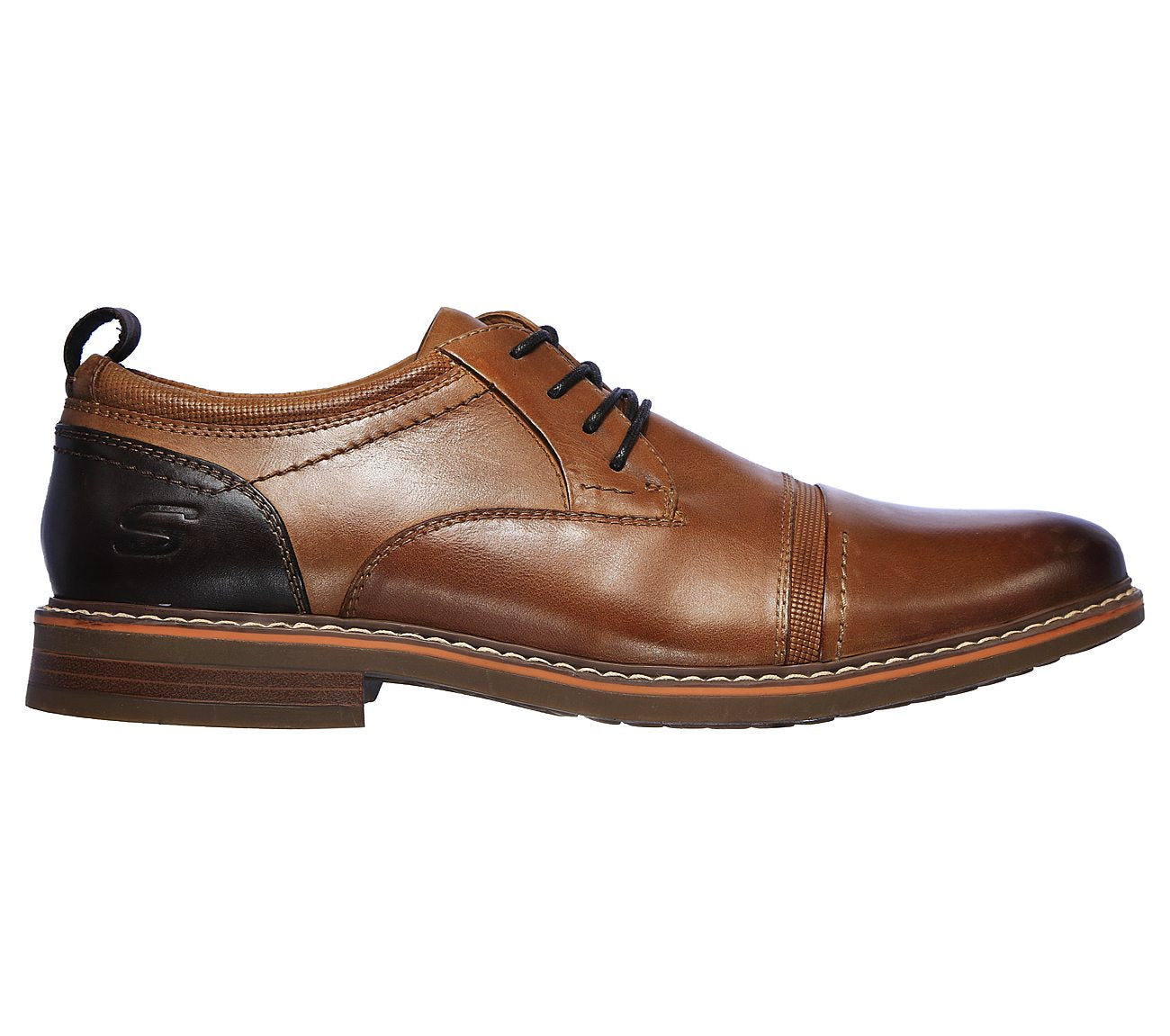 Skechers Mens Bregman Selone Brown Shoes 66402