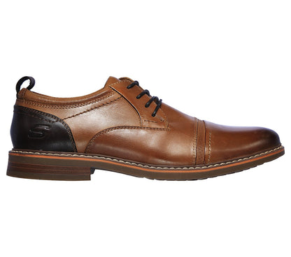 Skechers Mens Bregman Selone Brown Shoes 66402
