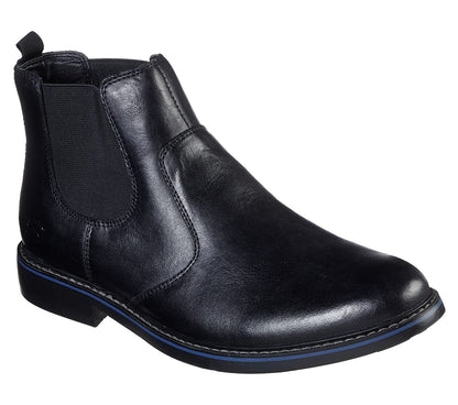 Skechers Mens Bregman Morago Black Boots 66406