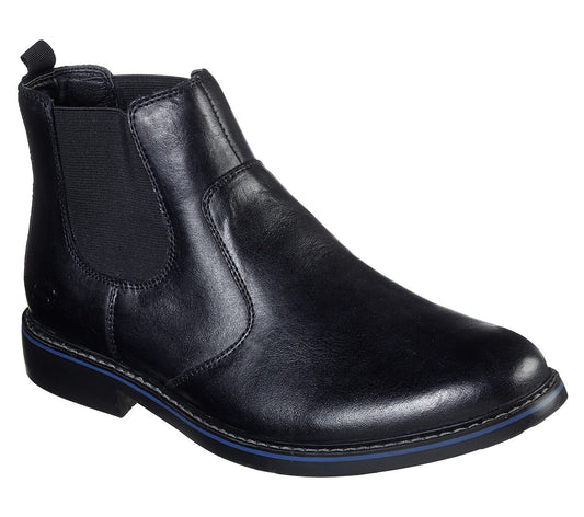 Skechers Mens Bregman Morago Black Boots 66406