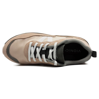 Vionic Ladies H9336M1650 Pale Blush Mesh Suede Trainer