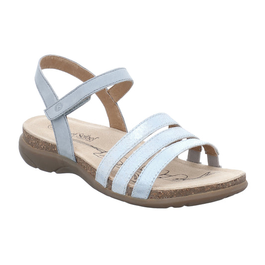 Josef Seibel Ladies Riley 01 Blue Strappy Sandals 69701 982 520