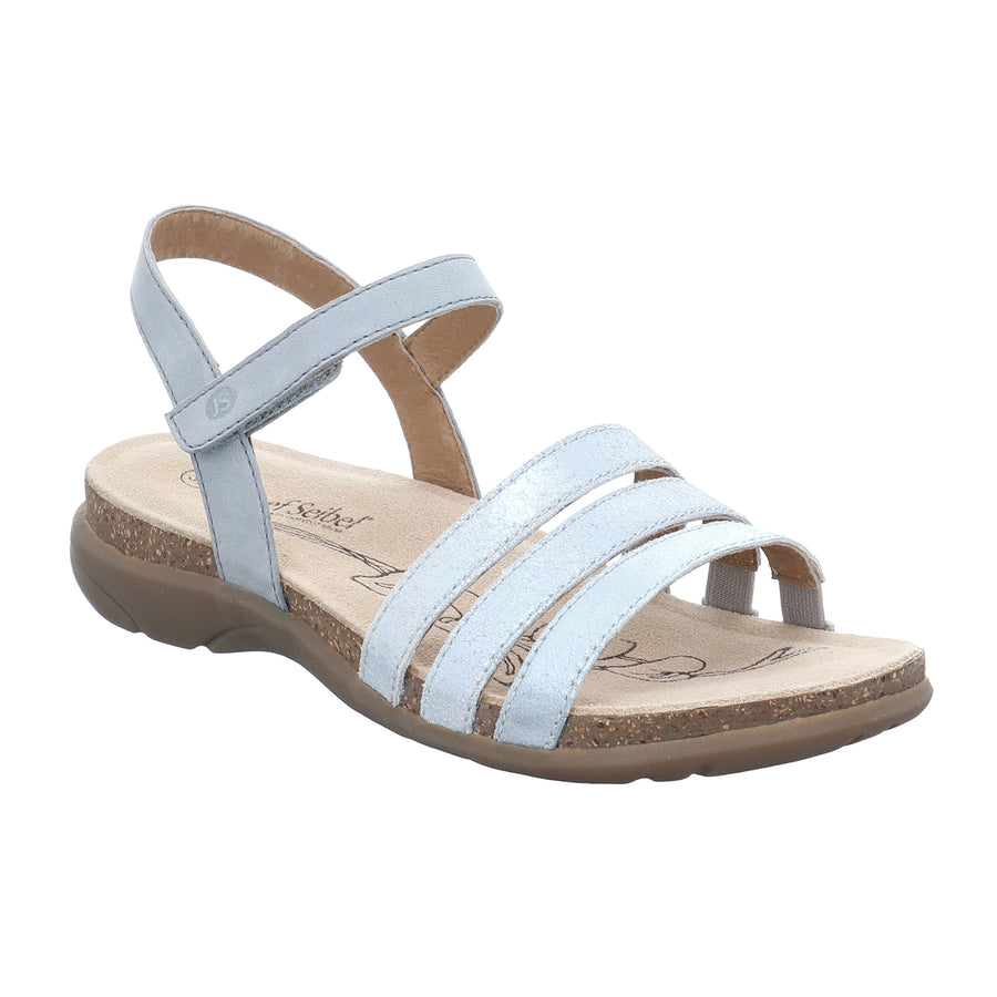 Josef Seibel Ladies Riley 01 Blue Strappy Sandals 69701 982 520