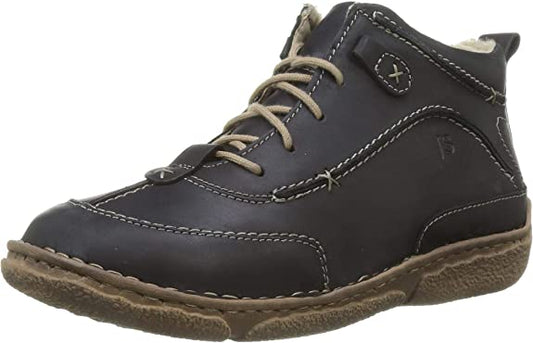 Josef Seibel 85152 480 100 Ladies Neele 52 Black Leather Ankle Boots
