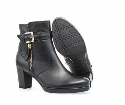 GABOR HEELED ANKLE BOOT BLACK 72.863.57