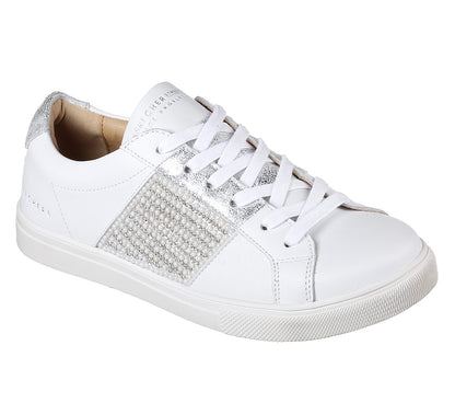 Skechers Ladies 73493Wsl White/Silver