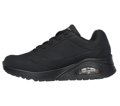 Skechers 73690 Street Uno Stand on Air Black Trainers
