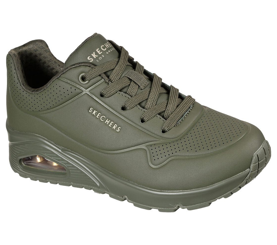 Skechers 73690 Street Uno Stand on Air Olive Trainers