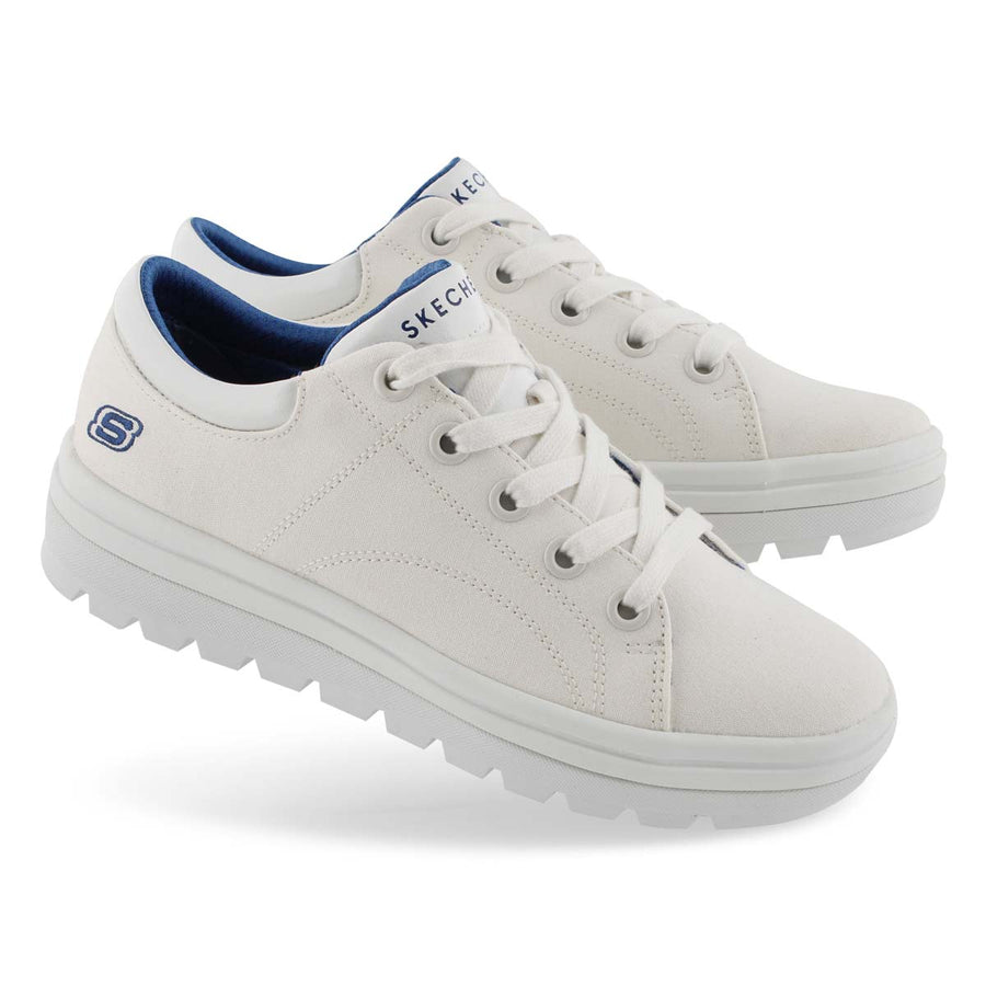 Skechers Ladies 74100 White – Chequers Shoes - Main Image