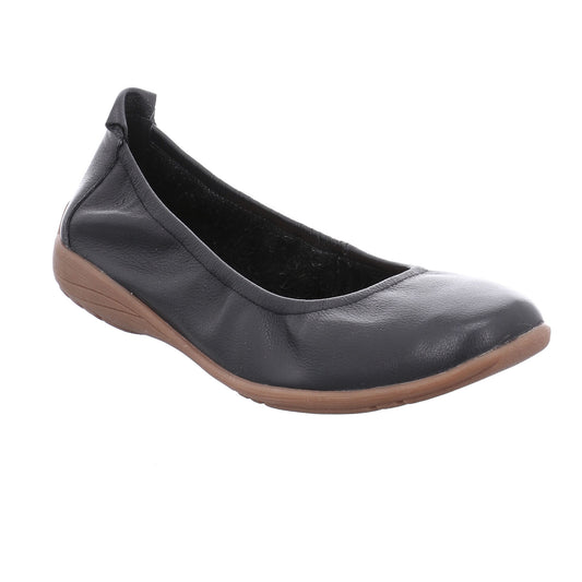 Josef Seibel Ladies Fenja 01 Black Ballet Style Pumps 74801 133 100