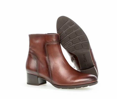 GABOR ANKLE BOOT BROWN SATTEL 75.510.24