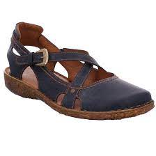 Josef Seibel Ladies Rosalie 13 Blue Closed Toe Sandals 79513-95-530