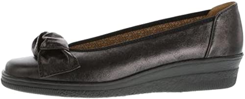 Gabor Ladies Lesley Metallic Brown Ballerina Pumps 76.403.17