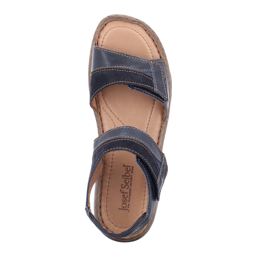 Josef Seibel Ladies Debra 19 Blue Walking Sandals 76719 44 596