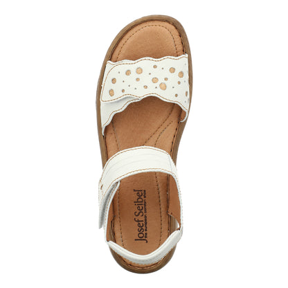Josef Seibel Ladies Debra 55 White Walking Sandals 76755 88 000
