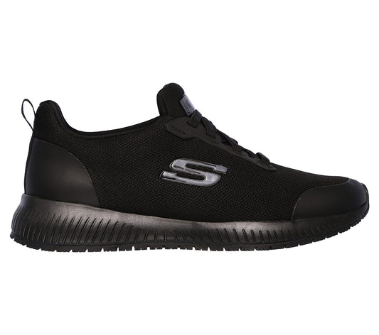 Skechers Ladies Work Squad SR Black Trainers 77222EC