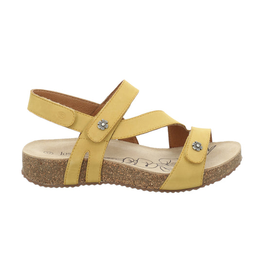 Josef Seibel Ladies Tonga 53 Yellow Mule Sandals 78553 724 850