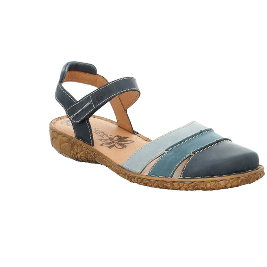 Josef Seibel Ladies Rosalie 44 Blue Closed Toe Sandals 79544 727 532