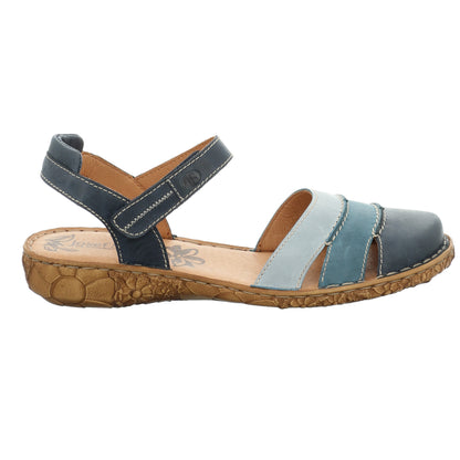 Josef Seibel Ladies Rosalie 44 Blue Closed Toe Sandals 79544 727 532