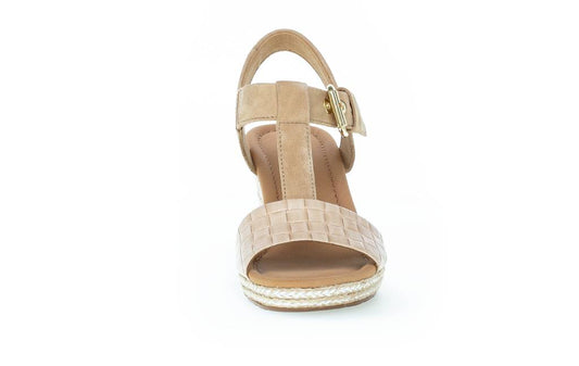 Gabor 82.824.95 Ladies Wedge Sandal Natur (Jute)