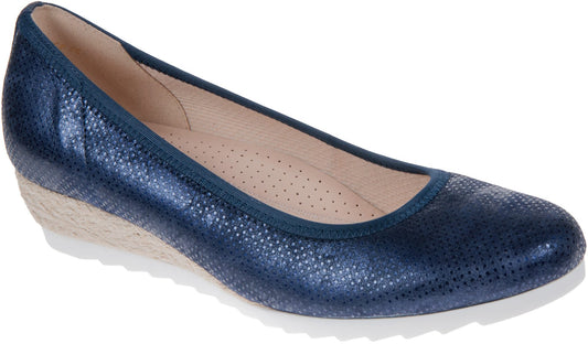 Gabor Ladies Epworth 82.641.26 Bartolomeo Nightblue Jute