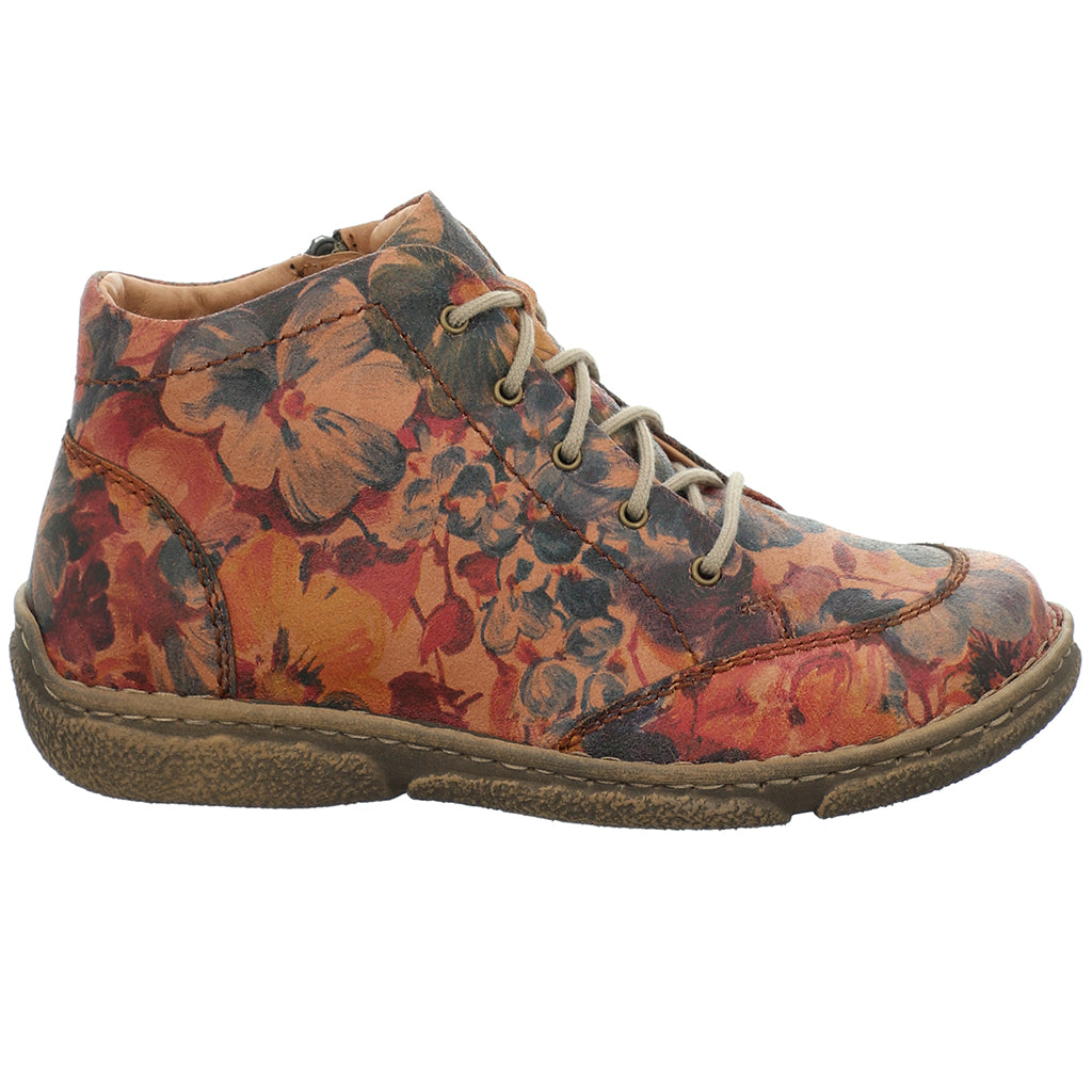 Josef Seibel Ladies Neele 01 Floral Print Ankle Boots 85101 854 460
