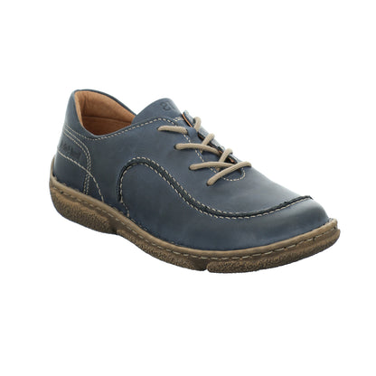 Josef Seibel Ladies Neele 48 Blue Lace Up Shoes 85148 162 530