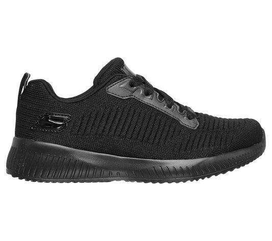 Skechers Kids LIL BOBS Sport Squad Glam League Black Trainers 85687
