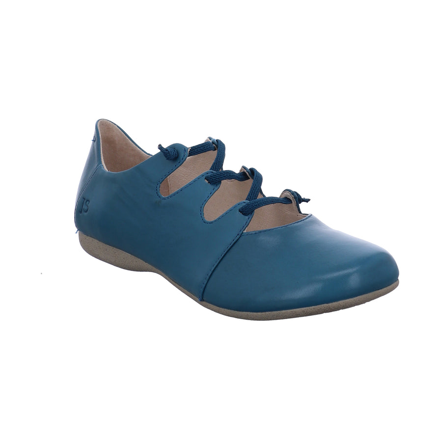 Josef Seibel Ladies Fiona 4 Blue Flat Ballet Shoes 87204 971 500