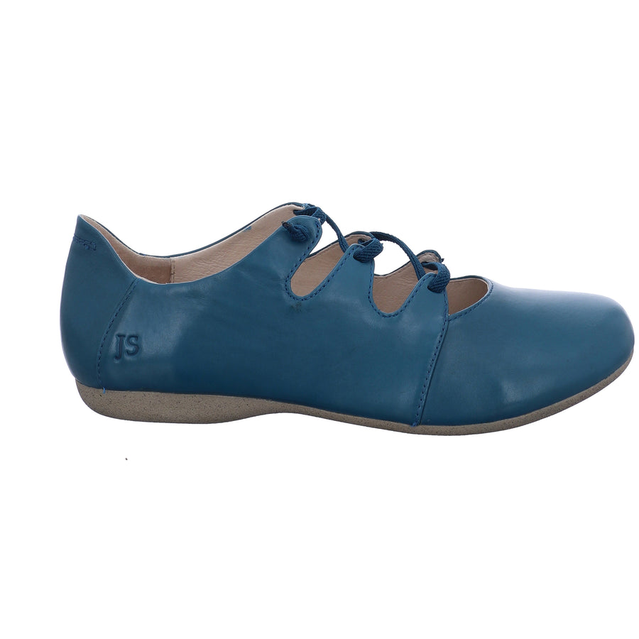 Josef Seibel Ladies Fiona 4 Blue Flat Ballet Shoes 87204 971 500