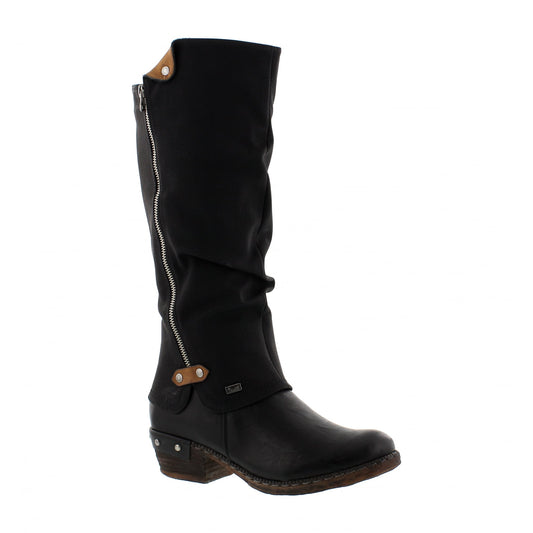 Rieker Ladies 93655-00 Blk Black