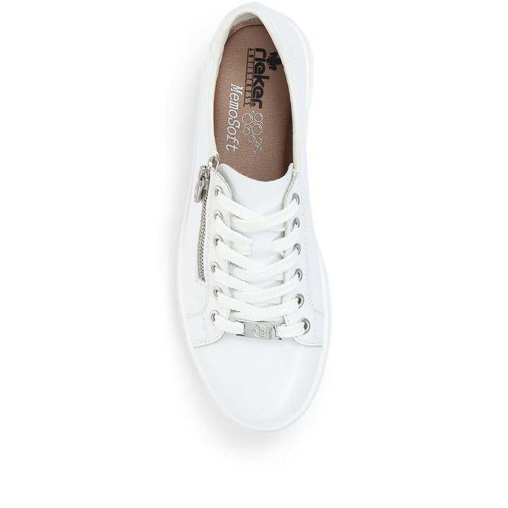 Rieker L59L1-83 Ladies White Trainer