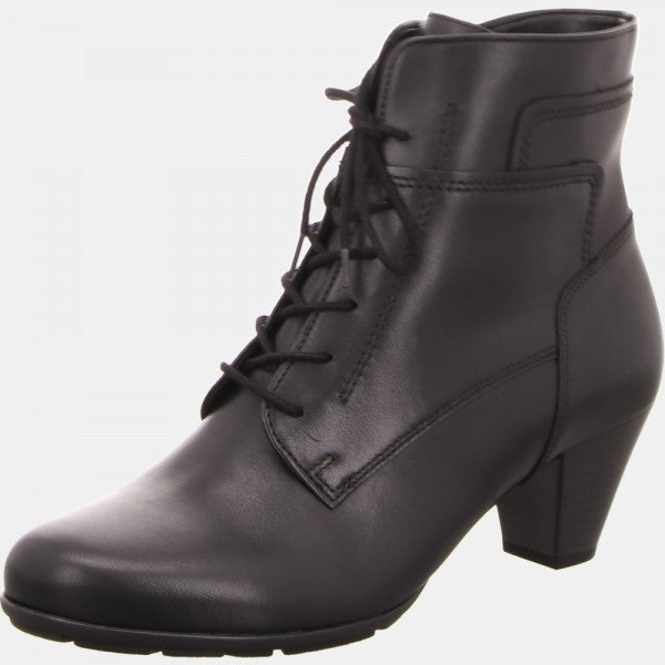 Gabor Ladies National Lace-Up Black Boots 95.644.27