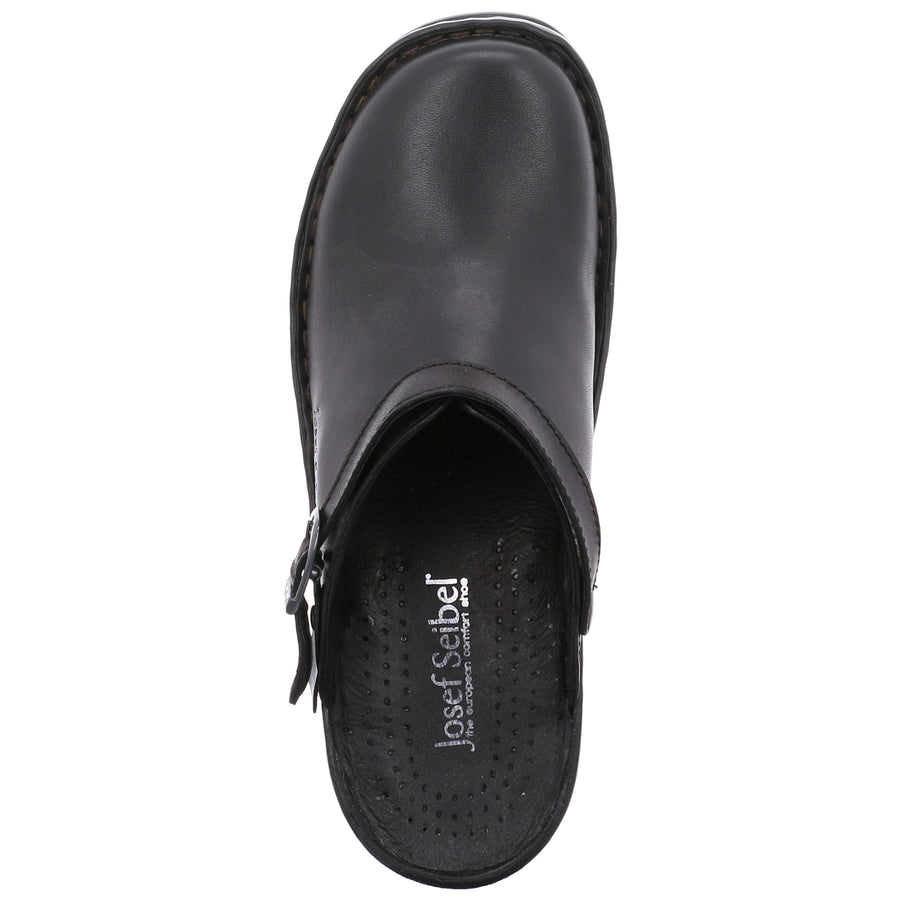 Josef Seibel Ladies Betsy Black Casual Slip On Mule Shoes 95920 23 600