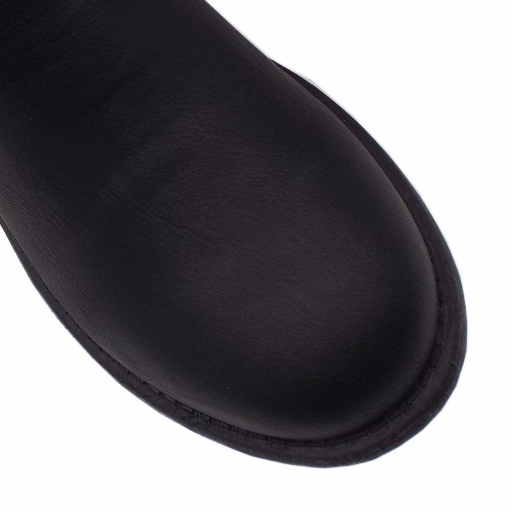 Rieker Ladies Black Winter Warm Fleece Boots 96854-00